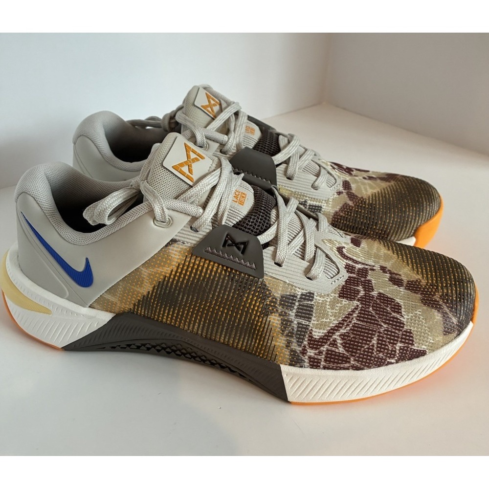 NIKE~ Metcon 10.5 Men's Multicolor Camo Low Top Lace-Up Training Sneakers NWOB